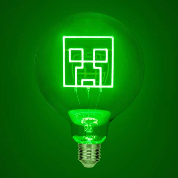 Ampoule MINECRAFT - Creeper -  Néon LED – Image 3