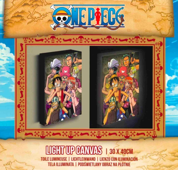 Cadre Lumineux ONE PIECE - Chopper With Friends - 40X30 Cm – Image 2